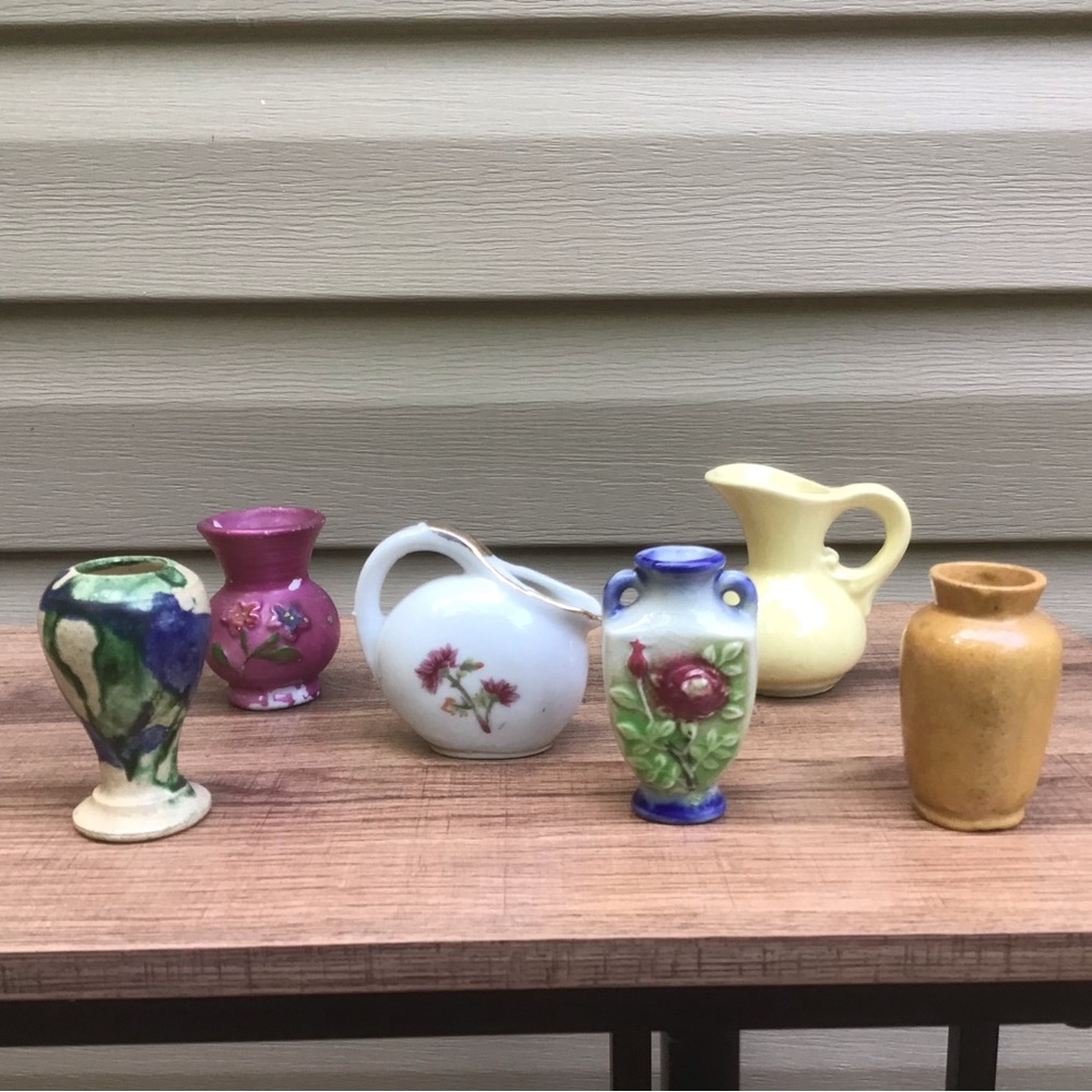 Vintage Small Vases, All Pre 1960